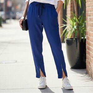 Wilfred Le Fou 100% Silk Majeur Tapered Jogger – Ultramarine | Medium